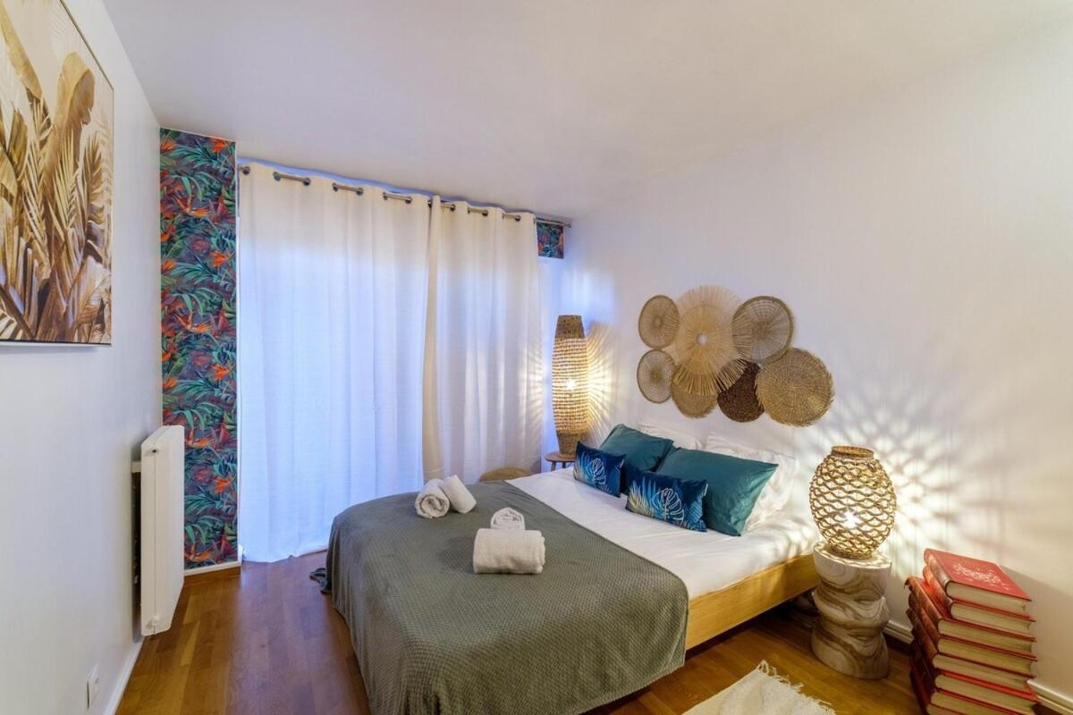 Le Riviera ~ Jardin ~ Parking ~ Climatisation Appartement Cagnes-sur-Mer Buitenkant foto