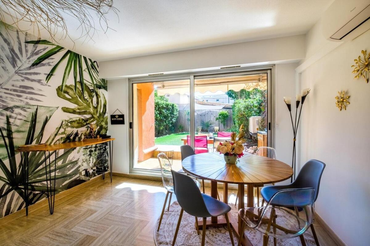 Le Riviera ~ Jardin ~ Parking ~ Climatisation Appartement Cagnes-sur-Mer Buitenkant foto