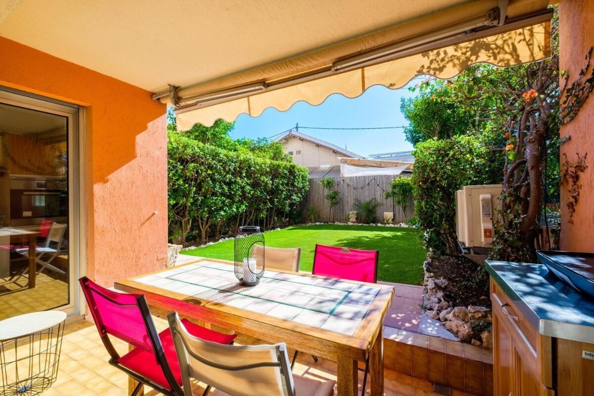 Le Riviera ~ Jardin ~ Parking ~ Climatisation Appartement Cagnes-sur-Mer Buitenkant foto