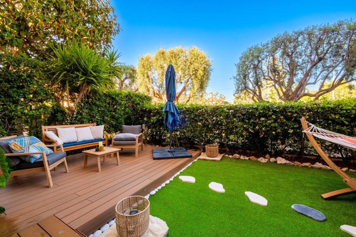 Le Riviera ~ Jardin ~ Parking ~ Climatisation Appartement Cagnes-sur-Mer Buitenkant foto