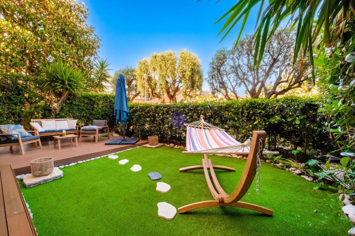 Le Riviera ~ Jardin ~ Parking ~ Climatisation Appartement Cagnes-sur-Mer Buitenkant foto